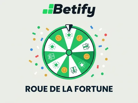 Roue de la fortune Betify avec freespins, cash et cadeaux
